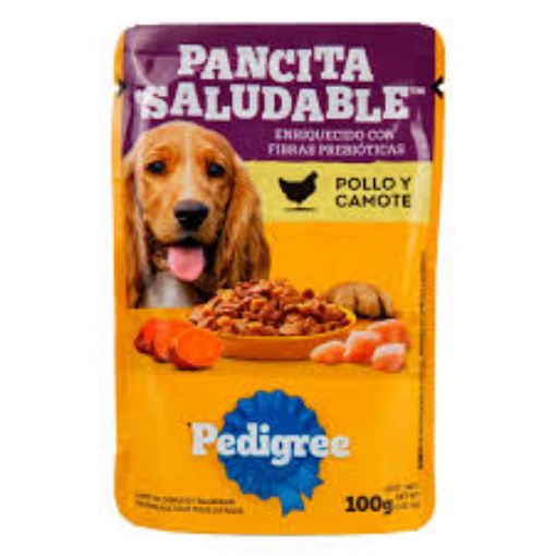 Imagen de ALIMENTO HUMEDO PARA PERRO PEDIGREE PANCITA SALUDABLE  SALMÓN Y ARROZ 100.00 G