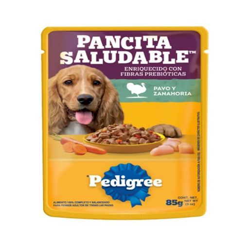 Imagen de ALIMENTO HUMEDO PEDIGREE PANCITA SALUDABLE  PAVO Y ZANAHORIA 100.00 G
