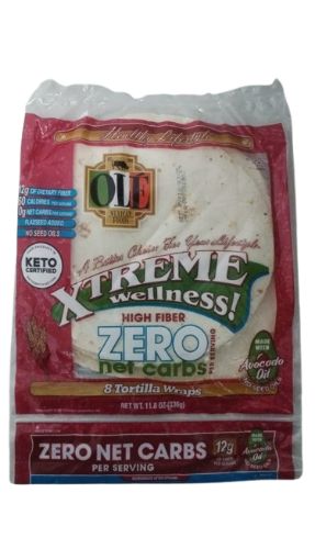 Imagen de TORTILLAS XTREME DE TRIGO ALTAS EN FIBRA PARA WRAPS 8 UND 336.00 G