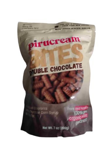 Imagen de BARQUILLOS PIRUCREAM RELLENOS DOBLE CHOCOLATE  200.00 G