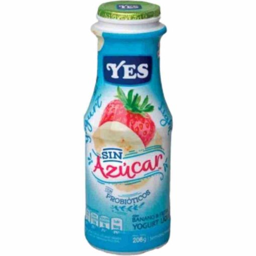 Imagen de YOGURT LÍQUIDO YES BANANO FRESA LIGHT 206.00 ML
