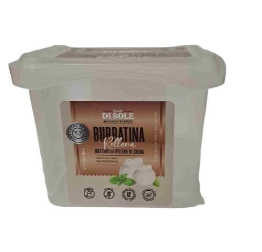 Imagen de QUESO MOZZARELLA DE BÚFALA BOCATTO DI SOLE RELLENA DE CREMA 540.00 G