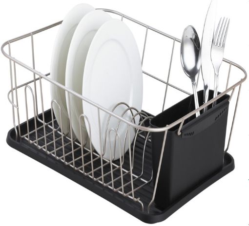 Imagen de ESCURRIDOR DE PLATOS LIFE ART 37X33X13.5 CM 1 UND