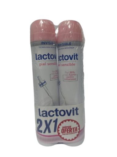 Imagen de OFERTA LACTOVIT DESODORANTE SPRAY PIEL SENSIBLE 2 UND 200 ML 