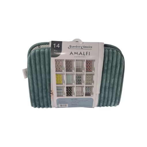 Imagen de SET DE BAÑO SCARLETT CLASSICS ALFOMBRA+CORTINA+GANCHOS SCR-8070 1 UND