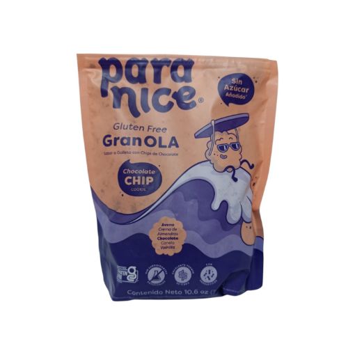 Imagen de GRANOLA PARA NICE CON SABOR A GALLETA CON CHIPS DE CHOCOLATE SIN GLUTEN 300.00 