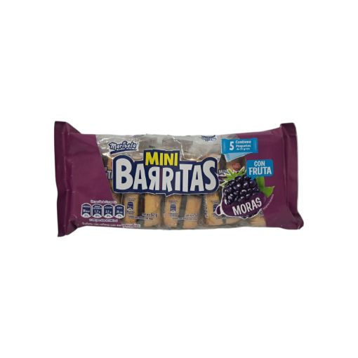 Imagen de BARRITA MARINELA MINI BARRITAS CON MORA Y FRUTA 5 UND 260.00 G