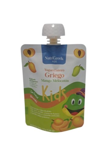 Imagen de YOGURT GRIEGO NUTRI GREEK KIDS MANGO MELOCOTÓN 110.00 G