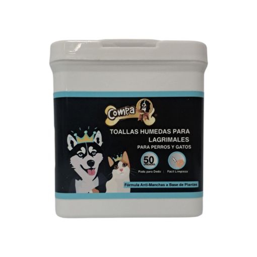 Imagen de TOALLAS HÚMEDAS PARA LAGRIMALES COMPA PARA PERROS Y GATOS 50.00 UND