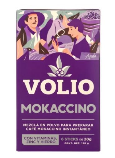 Imagen de CAFÉ INSTANTÁNEO VOLIO MOKACCINO 120.00 G