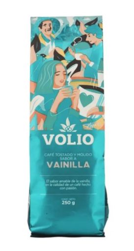 Imagen de CAFÉ VOLIO MOLIDO SABOR VAINILLA 250.00 G