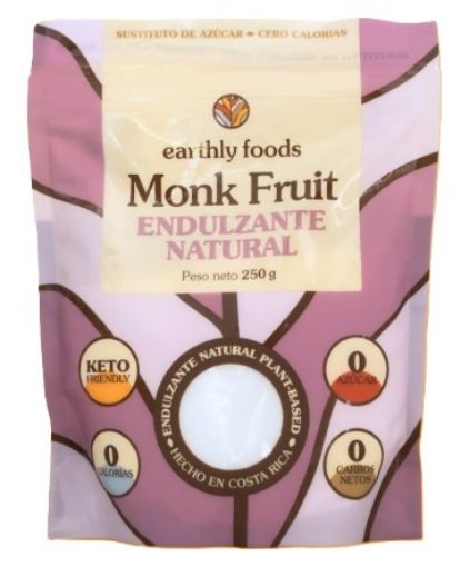 Imagen de ENDULZANTE NATURAL EARTHLY FOODS CERO CALORÍAS 250.00 G