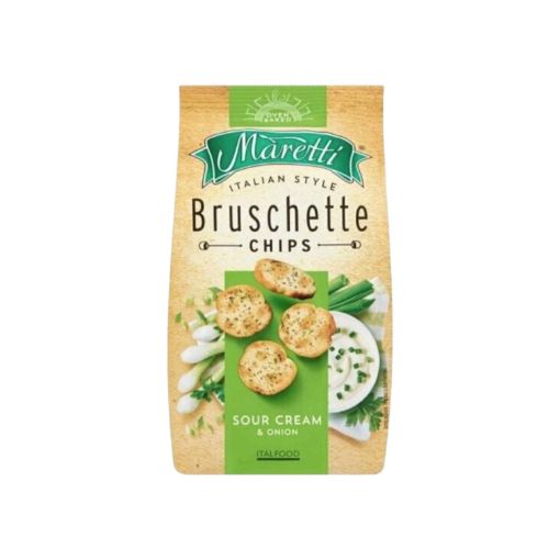Imagen de BROCHETAS MARETTI SABOR CREMA AGRIA Y CEBOLLA 140.00 G