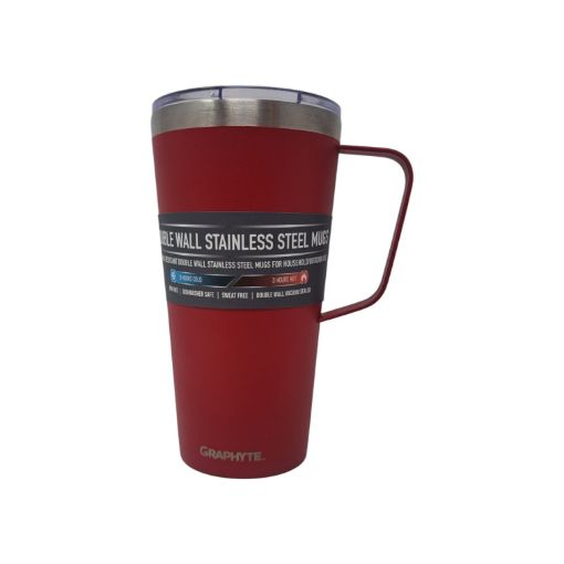 Imagen de TAZA TÉRMICA GRAPHYTE ROJA DE ACERO INOXIDABLE 16 OZ #707-GR16OZ-RED 1 UND