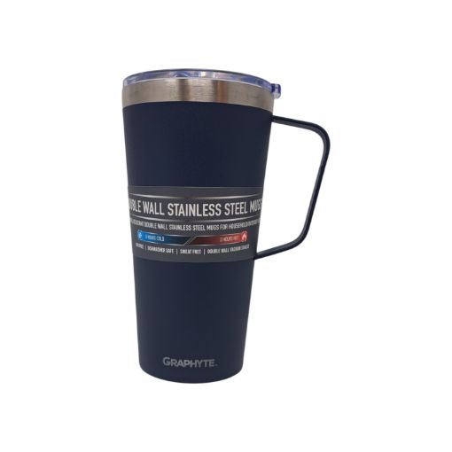 Imagen de TAZA TÉRMICA GRAPHYTE NEGRA DE ACERO INOXIDABLE #707-GR16OZ-NVY 1.00 UND