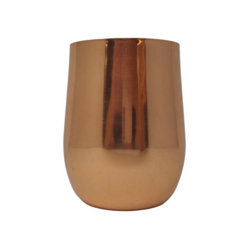 Imagen de VASO MAYS BRONCE METÁLICO 7,5 X 9,5 CM  #739-1437623 