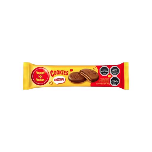 Imagen de GALLETA ARCOR BON O BON CUBIERTA DE CHOCOLATE RELLENA CON PASTA DE MANI 95.00 G