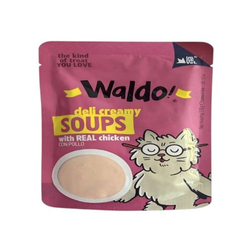 Imagen de ALIMENTO HÚMEDO WALDO CATS DELI SOUPS CHICKEN 43.90 G