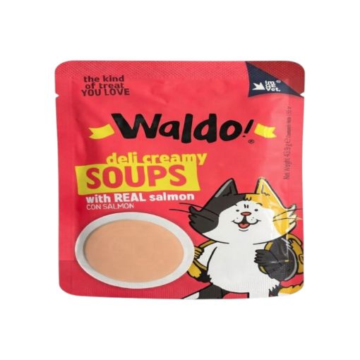 Imagen de ALIMENTO HÚMEDO WALDO CATS DELI SOUPS SALMON 43.90 G