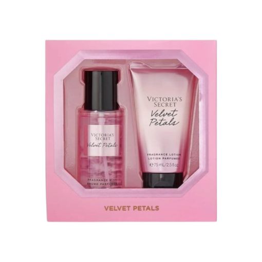 Imagen de SET VICTORIAS SECRET VELVET PETALS CREMA CORPORAL 75 ML Y SPLASH 75 ML 