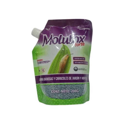 Imagen de INSECTICIDA  MOLUTOX FORTE PARA EL CONTROL DE BABOSAS Y CARACOLES 200.00 G