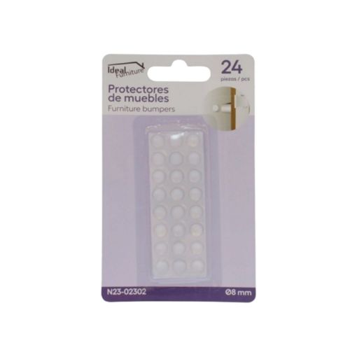 Imagen de PROTECTORES PARA MUEBLES IDEAL FURNITURE 24 PZS 8 X 3 MM #701-02302 