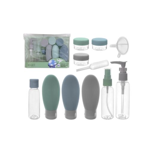 Imagen de KIT DE BOTELLAS LIFE ART PLÁSTICAS PARA VIAJE 11 PZS #723-DBE04474 