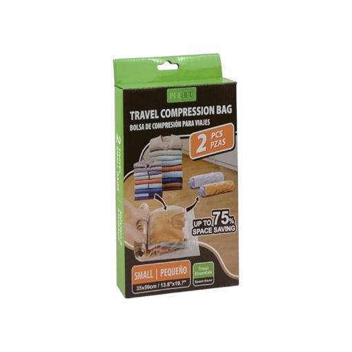 Imagen de BOLSAS DE COMPRESION LIFE ART PARA VIAJE LIFE ART 2 PZAS #701-02247 1 UND
