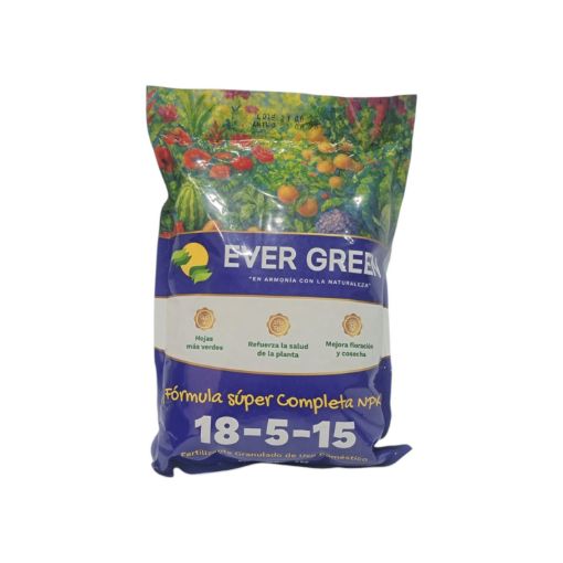 Imagen de FERTILIZANTE EVERGREEN 18-5-15 SUPER COMPLETA NPK 2000.00 G