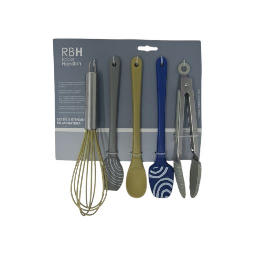 Imagen de JUEGO DE UTENCILIOS ACENOX DE COCINA 5 PZS HR-GH035 