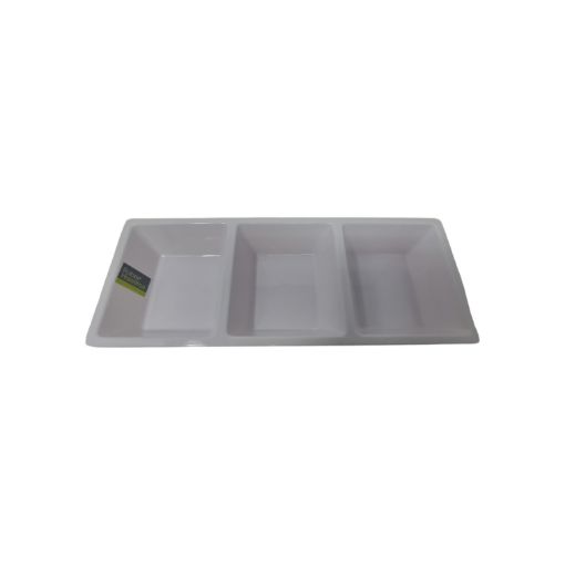 Imagen de BANDEJA DE MELAMINA ROBERT HAMILTON 3 DIVISIONES 38 X 15 X 4,3 CM 1 UND #POL-81001 1 UND