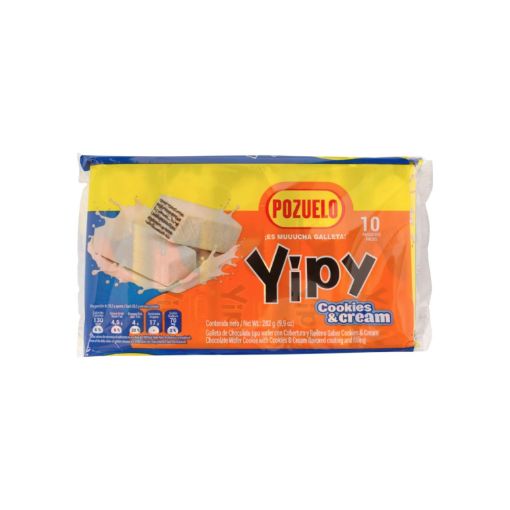 Imagen de GALLETA YIPY COOKIES & CREAM 10 UND 282.00 G